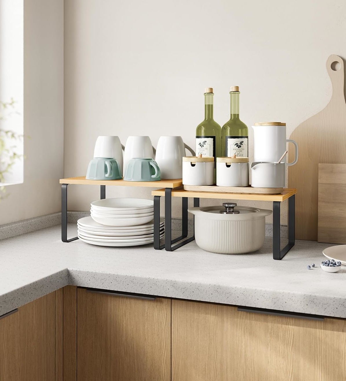 kuchynské police na linku - sada 2 ks